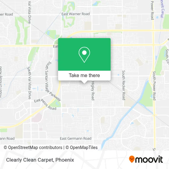 Clearly Clean Carpet map