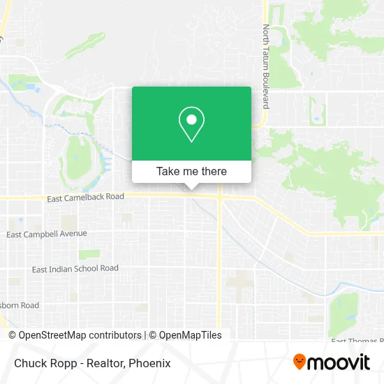 Chuck Ropp - Realtor map