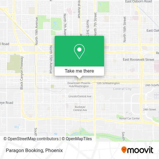Paragon Booking map