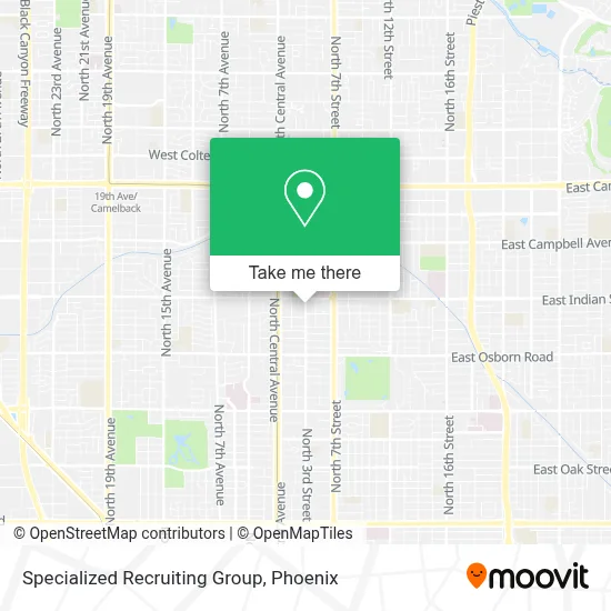 Specialized Recruiting Group map