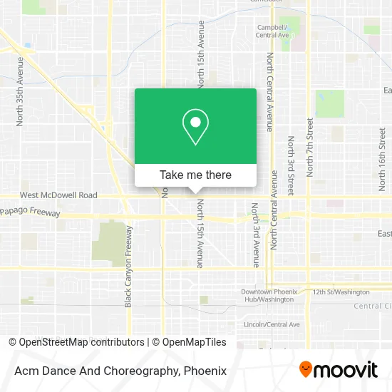 Acm Dance And Choreography map