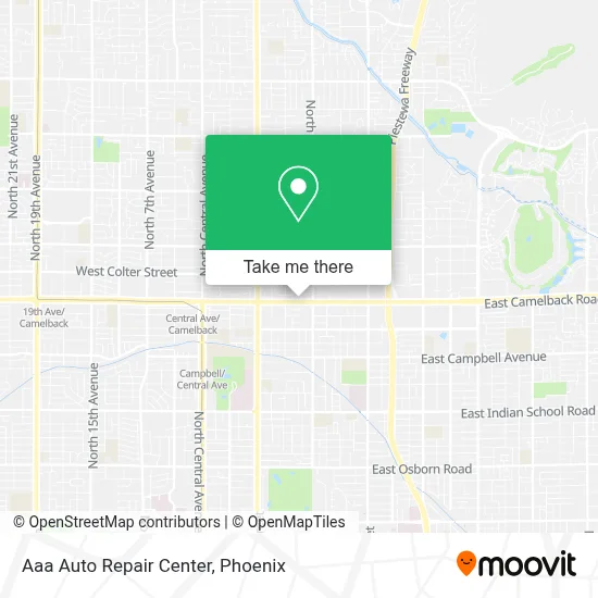 Aaa Auto Repair Center map