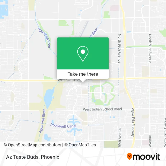 Az Taste Buds map