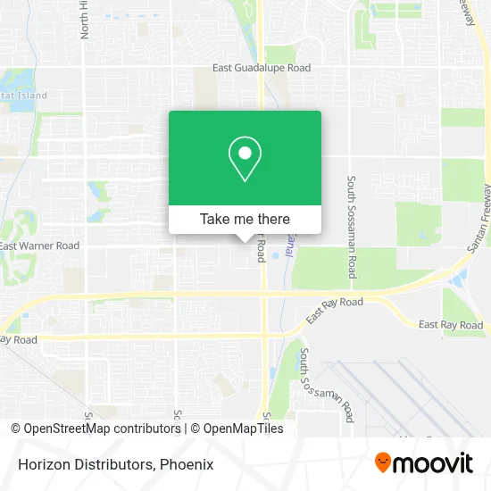 Horizon Distributors map