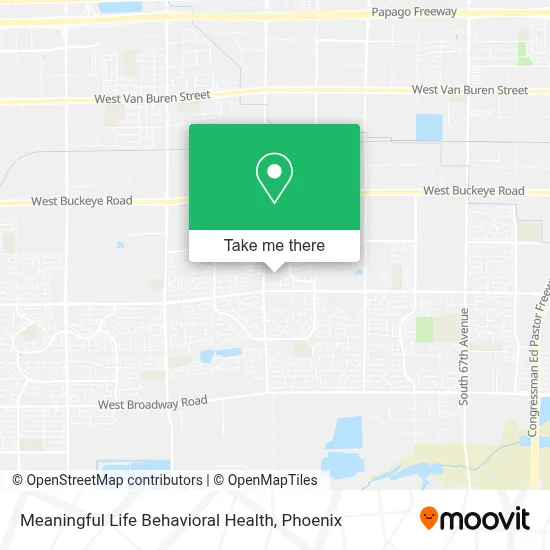 Meaningful Life Behavioral Health map