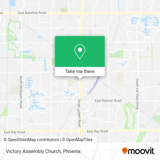 Victory Assembly Church map