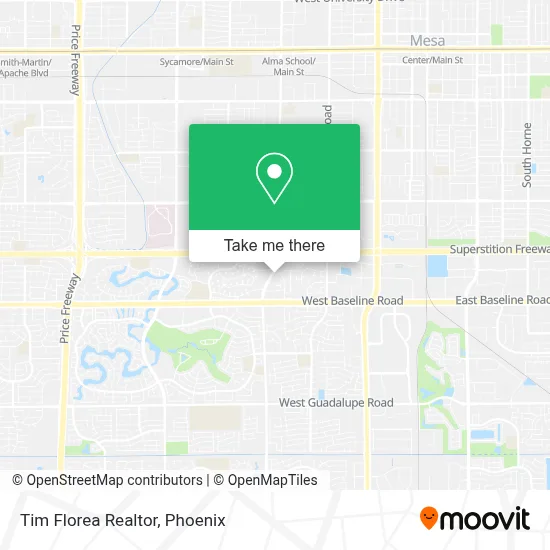 Tim Florea Realtor map