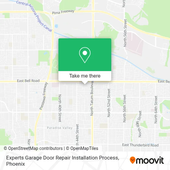 Experts Garage Door Repair Installation Process map