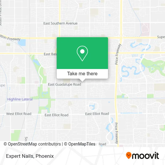 Expert Nails map