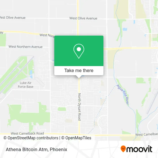 Athena Bitcoin Atm map