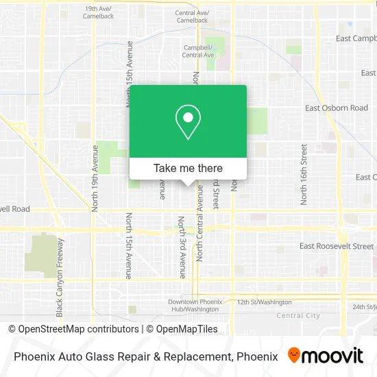 Phoenix Auto Glass Repair & Replacement map
