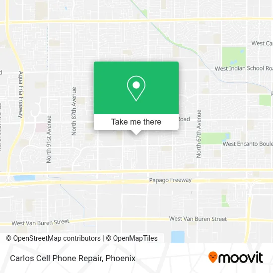 Carlos Cell Phone Repair map