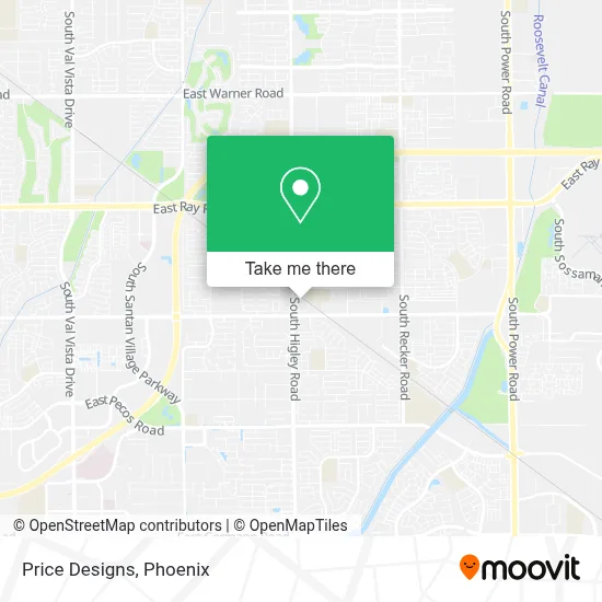 Price Designs map