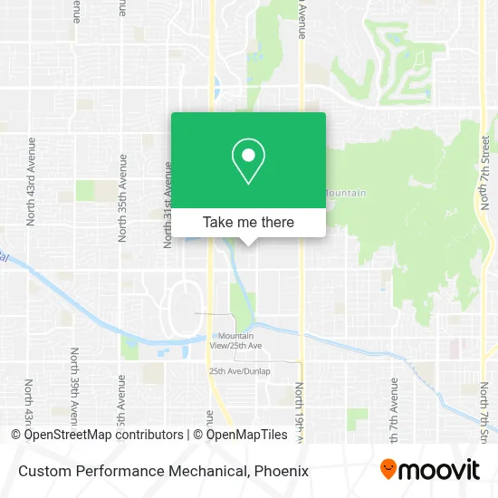 Custom Performance Mechanical map