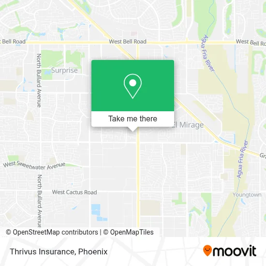 Thrivus Insurance map