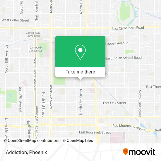Addiction map