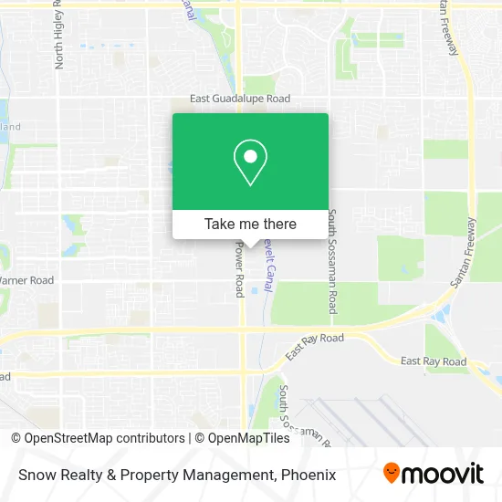 Snow Realty & Property Management map