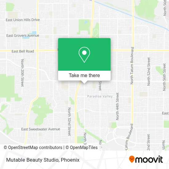 Mutable Beauty Studio map