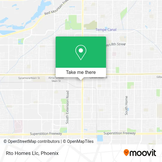 Rto Homes Llc map