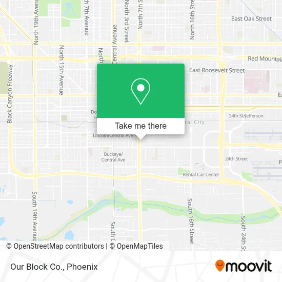 Our Block Co. map