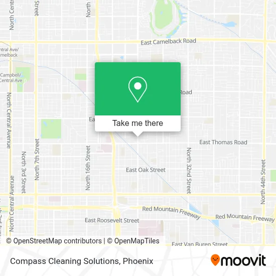 Compass Cleaning Solutions map