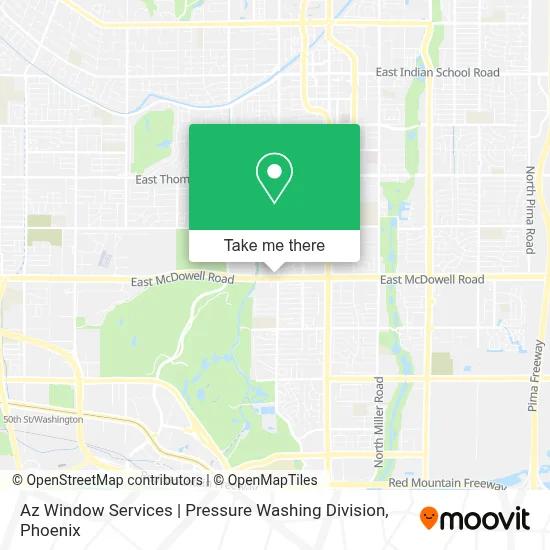 Az Window Services | Pressure Washing Division map