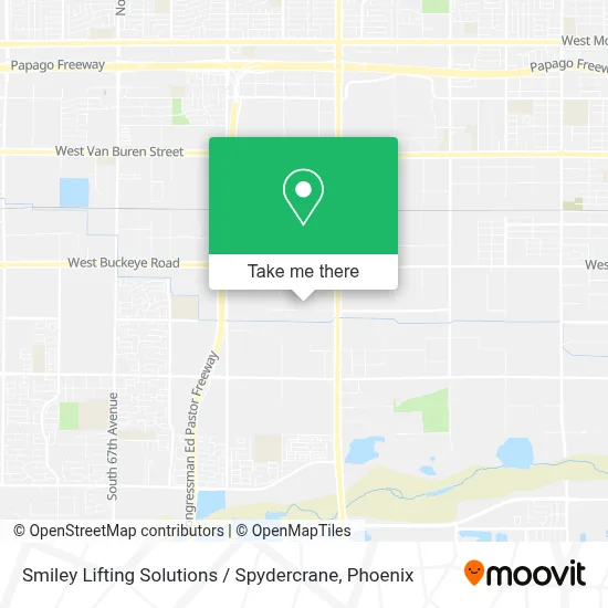 Smiley Lifting Solutions / Spydercrane map