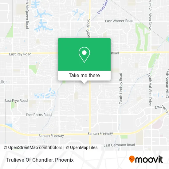 Trulieve Of Chandler map