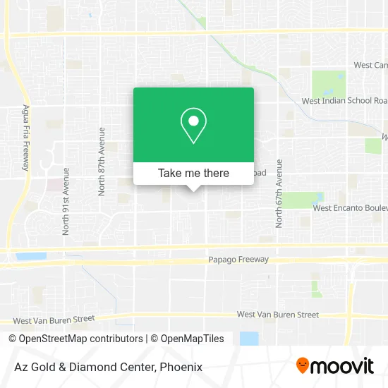 Az Gold & Diamond Center map
