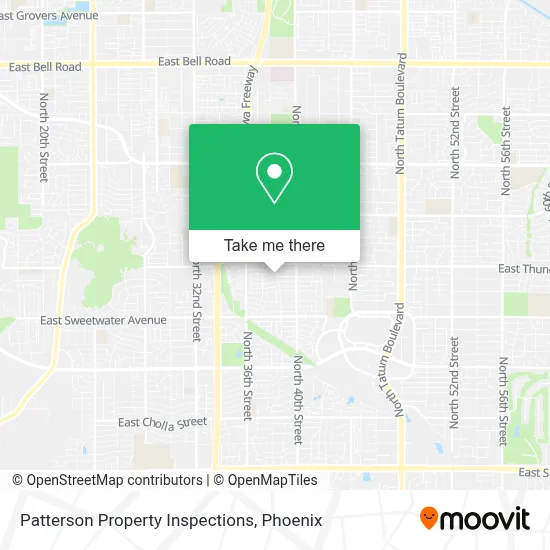 Patterson Property Inspections map