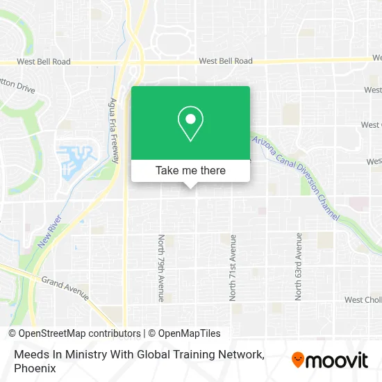 Meeds In Ministry With Global Training Network map