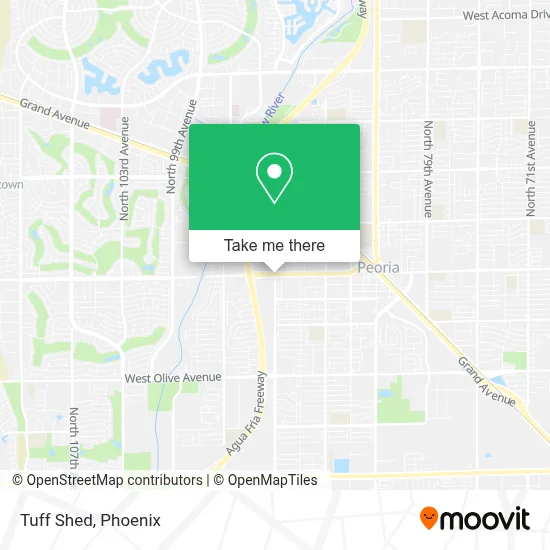 Tuff Shed map