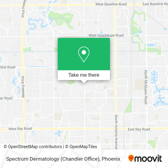 Spectrum Dermatology (Chandler Office) map