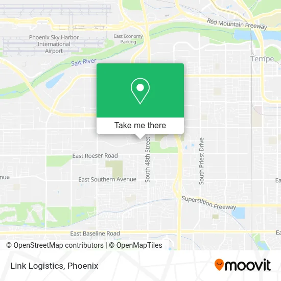 Link Logistics map