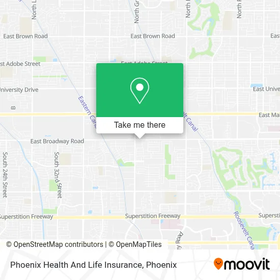 Phoenix Health And Life Insurance map
