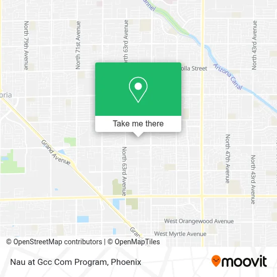 Nau at Gcc Com Program map