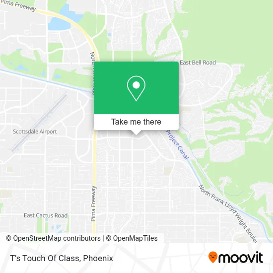 T's Touch Of Class map