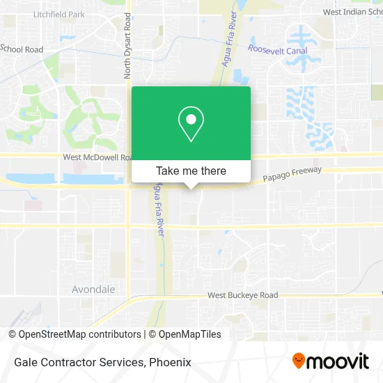 Gale Contractor Services map