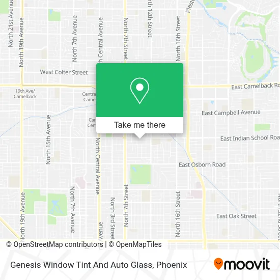 Genesis Window Tint And Auto Glass map
