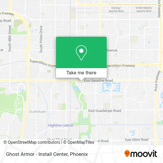 Ghost Armor - Install Center map