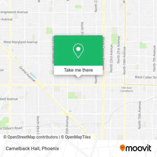 Camelback Hall map