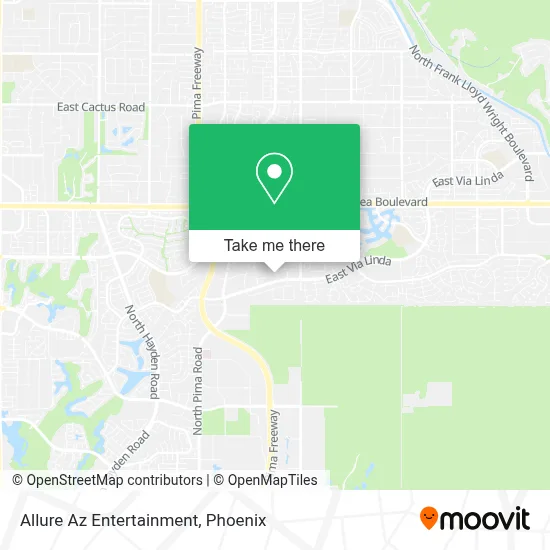 Allure Az Entertainment map