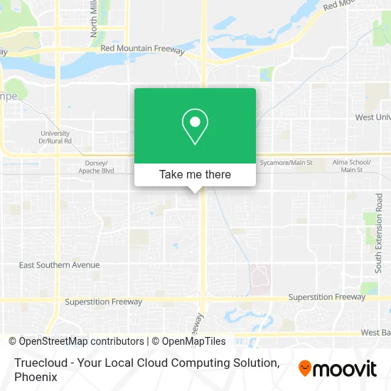 Truecloud - Your Local Cloud Computing Solution map