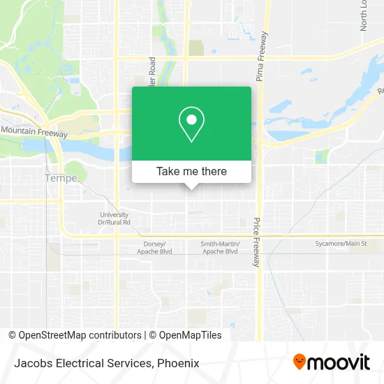 Jacobs Electrical Services map