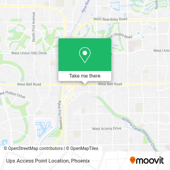 Ups Access Point Location map