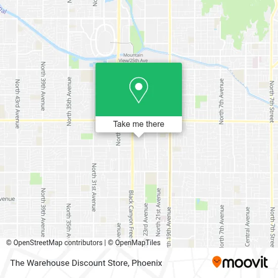 The Warehouse Discount Store map