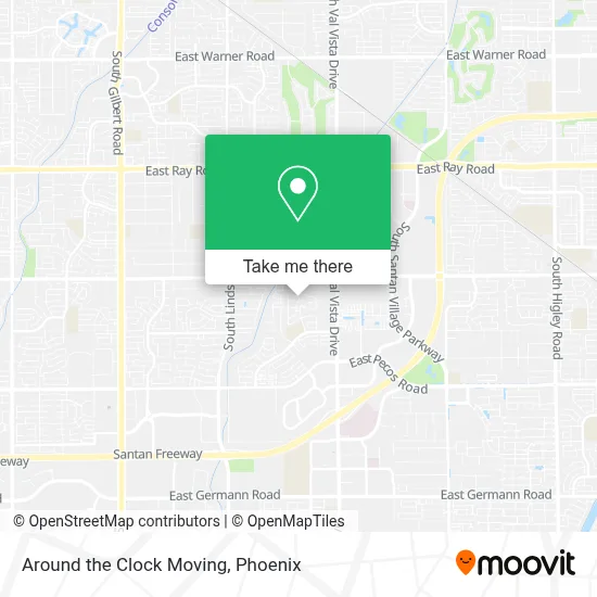 Around the Clock Moving map