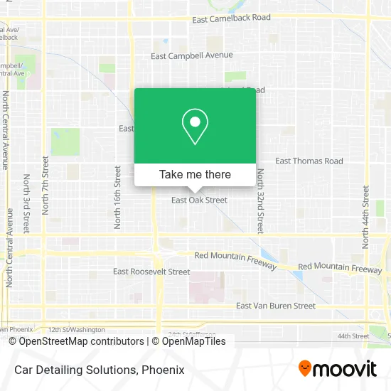 Car Detailing Solutions map