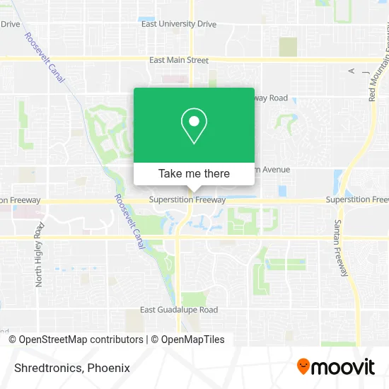 Shredtronics map
