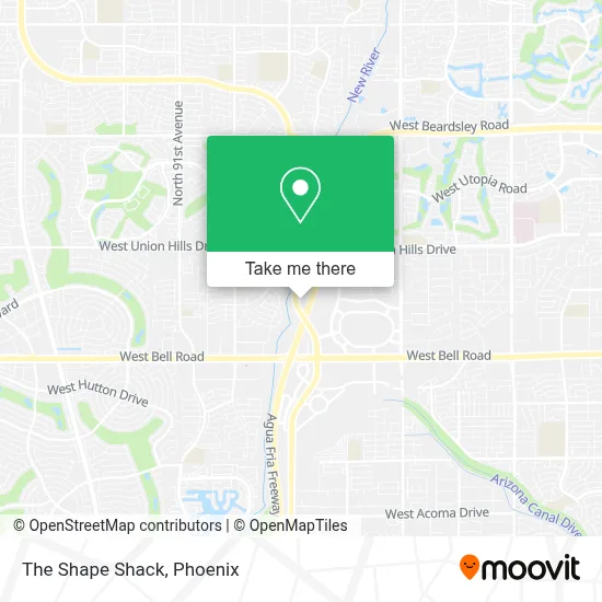 The Shape Shack map